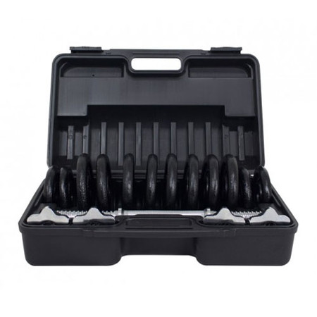 360ongsafitness ดัมเบล เซท 15KG สีดำ 15KG BLACK DUMBBELL SET AD15B