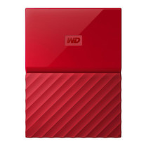 1.0 TB HDD EXT (ฮาร์ดดิสพกพา) WD MY PASSPORT 2017 RED (WDBYNN0010BRD)