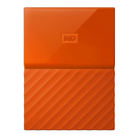 2.0 TB HDD EXT (ฮาร์ดดิสพกพา) WD MY PASSPORT 2017 ORANGE (WDBS4B0020BOR)