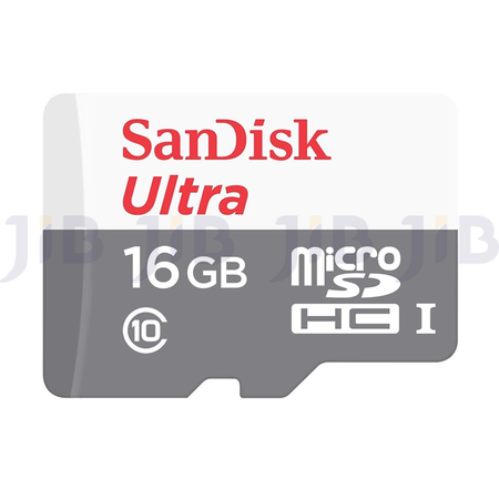 16 GB MICRO SDHC CARD (ไมโครเอสดีการ์ด) SANDISK ULTRA CLASS 10 (SDSQUNS_016G_GN3MN)