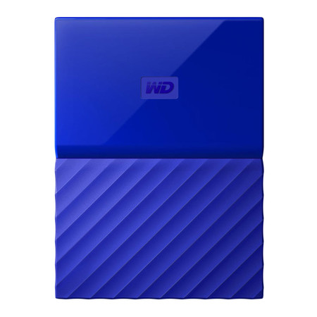 1.0 TB HDD EXT (ฮาร์ดดิสพกพา) WD MY PASSPORT 2017 BLUE (WDBYNN0010BBL)