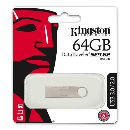Kingston Flash Drive 64GB SE9G2 (DTSE9G2/64GBFR)