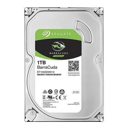 1.0 TB HDD (ฮาร์ดดิส) SEAGATE SATA-3 BARRACUDA (ST1000DM010)