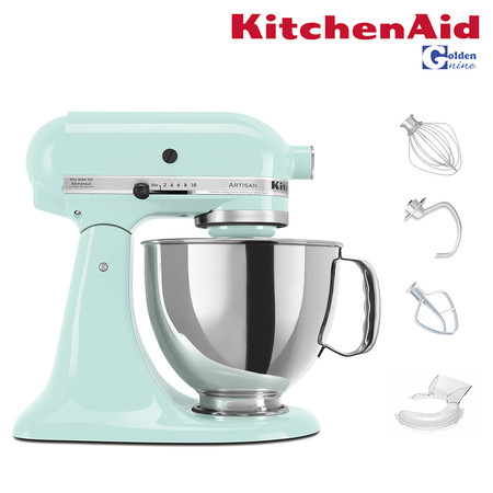 KITCHENAID เครื่องผสมอาหาร แบบยกหัว 5 ควอทซ์ รุ่น 5KSM150IC - Ice Cool