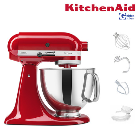 KitchenAid เครื่องผสมอาหารแบบยกหัว 5 ควอทซ์ 300 วัตต์ รุ่น 5KSM150ER - Empire Red