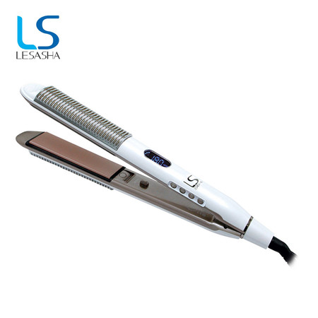 LE'SASHA เครื่องหนีบถนอมเส้นผม STRAIGHT & CURL GLAMOUR HAIR CRIMPER รุ่น LS1180