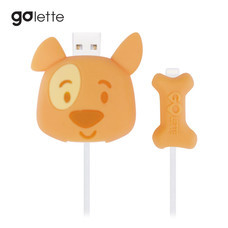 ตัวถนอมสายชาร์จ Golette Wire Protector for iPhone รุ่น Puppy - Orange