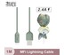 สายชาร์จ lightning for iPhone lollipop 100cm
