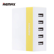 REMAX อะแดปเตอร์ชาร์จไฟแบบ USB Charger 5 U รุ่น RU-U1