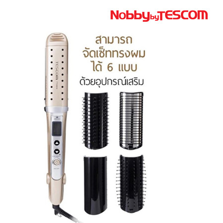 Nobby by TESCOM Hair Straightener Negative Ion Multi Hair Iron เครื่องหนีบผม รุ่น NTIR2610