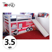 TOMATO KidZ เตียงนอน Slider Fire Rescue 3.5 ฟุต - White