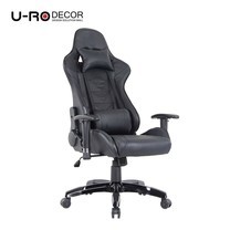 U-RO Decor รุ่น ROBOT (โรบ็อต) เก้าอี้เล่นเกม ปรับความสูงได้ เก้าอี้ปรับนอนได้ ปรับเอนได้ 180 องศา สีดำ