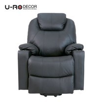 U-RO Decor รุ่น ARENA (อารีน่า) เก้าอี้นวดปรับนอนได้ Massage Recliner Chair/Sofa สีดำ