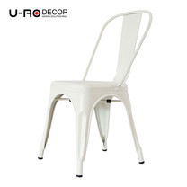 U-RO DECOR เก้าอี้เหล็ก รุ่น ZANIA-C (ซาเนีย-ซี) - สีขาว