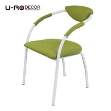 U-RO Decor รุ่น OSLO (ออสโล) เก้าอี้ดีไซน์ เก้าอี้รับประทานอาหาร สีเขียว