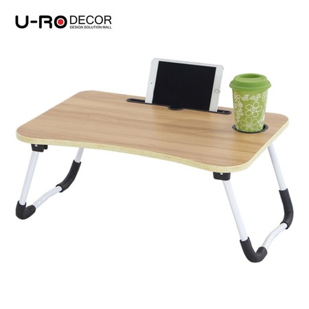U-RO Decor รุ่น FANCY (แฟนซี) โต๊ะคอมอเนกประสงค์พับได้ สีโอ๊ค