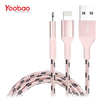 สายชาร์จ Yoobao YB415 MFI Lightning Cable 100cm. - Rose Gold