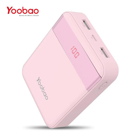 แบตเตอรี่สำรอง YOOBAO POWERBANK Q20C 20000 MAH - Pink