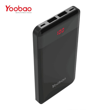 แบตเตอรี่สำรอง Yoobao Power Bank รุ่น YB-P16Pro 16000mAh - Black