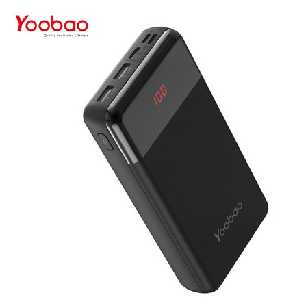 แบตเตอรี่สำรอง YOOBAO POWERBANK P2W PREMIUM EDITION 20000 MAH - Black