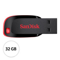SanDisk USB Cruzer Blade, SDCZ50 - 32GB - Black