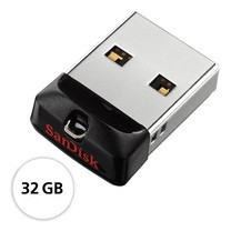 SanDisk USB Cruzer Fit, SDCZ33 - 32GB