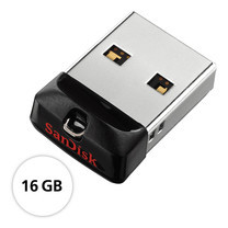 SanDisk USB Cruzer Fit, SDCZ33 - 16GB