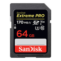 SanDisk EXTREME PRO® SDHC™/SDXC™ UHS-I ความเร็วในการถ่ายโอนสูงถึง 170MB/s - 64GB
