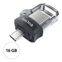 SanDisk Ultra Dual USB Drive 3.0 (OTG 3.0), SDDD3 Read speed 130MB/s - 16GB