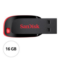 SanDisk USB Cruzer Blade, SDCZ50 - 16GB - Black