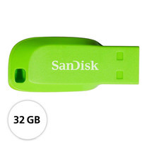 SanDisk USB Cruzer Blade, SDCZ50 - 32GB - Green