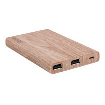 แบตเตอรี่สำรอง Eloop (11000 mAh) รุ่น E12 - ลายไม้