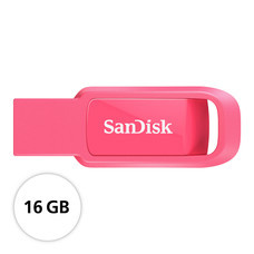SanDisk Cruzer Spark USB 2.0 Flash Drive, SDCZ61-016G-B35P - 16GB -  Pink