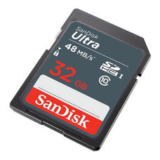 SanDisk SD Ultra Class 10 speed 48MB/s - 32GB