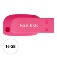 SanDisk USB Cruzer Blade, SDCZ50 - 16GB - Pink