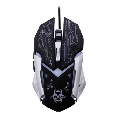 CLiPtec Gaming Mouse SANEGNOT 3250 DPI RGS621 - Silver