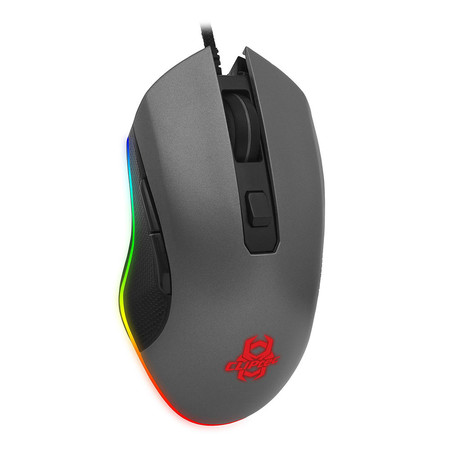 CLiPtec Gaming Mouse OZONINOT 6400 DPI RGS581 - Grey
