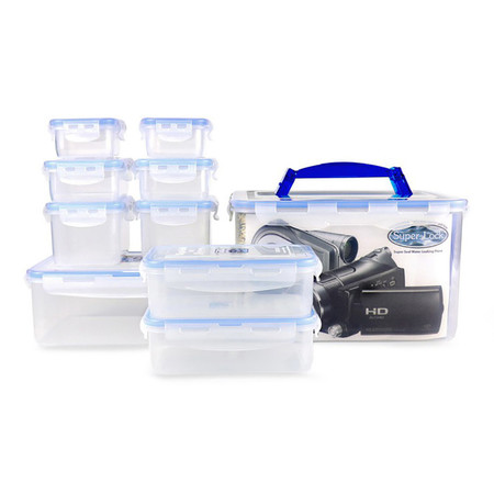 Super Lock กล่องถนอมอาหาร เซท 20 ชิ้น รวมฝา (10 กล่อง) รุ่น 5051-S20