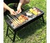 HomeHuk เตาปิ้งย่างบาร์บีคิว แบบใช้ถ่านชาร์โคล พับเก็บได้ รุ่น BBQ table