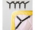 สายรัดยึดผ้าปูที่นอน Bed Strap Set จำนวน 4 ชิ้น/ชุด คลิปรัดมุมเตียงนอน สายรัดปรับระดับพร้อมคลิปยึด