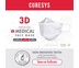 [มี อย.] Curesys 3D Medical Mask หน้ากากอนามัย ชนิด 3 ชั้น เคียวร์ซิส จำนวน 50 ชิ้น/กล่อง