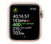 Apple Watch ซีรีย์ 5 รุ่น GPS + Cellular ตัวเรือนอะลูมิเนียม สีทอง พร้อมสายแบบ Sport Band สีชมพูพิงค์แซนด์ ไซส์ 40 มม.