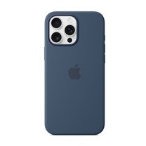 เคสซิลิโคนสำหรับ iPhone 16 Pro Max พร้อม MagSafe - สีฟ้าเดนิม