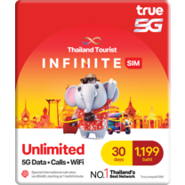 THAILAND TOURIST INFINITE SIM 30 DAYS 1,199