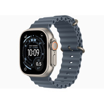 Apple Watch Ultra 3 GPS + Cellular 49mm Natural Titanium Case with Anchor Blue Ocean Band