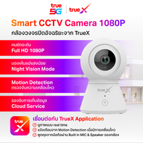 TrueLivingTECH Smart CCTV Camera 1080P กล้องวงจรปิดอัจฉริยะ ไร้สาย กล้องวงจรปิด พาโนรามา Home Security