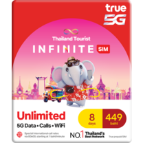 THAILAND TOURIST INFINITE SIM 8 DAYS 449