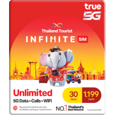 THAILAND TOURIST INFINITE SIM 30 DAYS 1,199