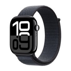 Apple Watch Series 10 GPS 42mm Jet Black Aluminium Case with Ink Sport Loop
