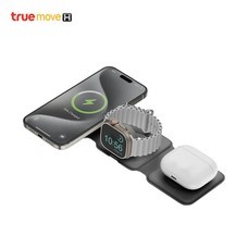 Bazic GoMag Trio Plus 3-In-1 Foldable Magnetic Wireless Charger GRAY